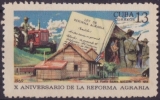 1969.21 CUBA 1969. Ed.1634. X ANIV REFORMA AGRARIA. AGRARY REFORM MNH. - Ungebraucht