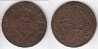 **** BARCELONE - BARCELONA - ESPAGNE - SPAIN - 4 QUARTOS 1810 JOSEPH NAPOLEON **** EN ACHAT IMMEDIAT - Provincial Currencies