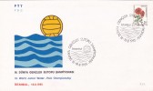 WORLD JUNIOR WATER - POLO CAMPIONSHIP 1985 ISTAMBUL FDC TURKIE. - Wasserball