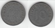 **** ALLEMAGNE - GERMANY - 10 REICHSPFENNIG 1940 F - 3ème REICH - THIRD REICH - ZINC **** EN ACHAT IMMEDIAT - 10 Reichspfennig