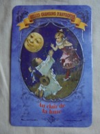 Vintage - Petite Plaque En Tôle "Belles Chansons D'autrefois" Au Clair De La Lune - Tin Signs (after1960)