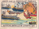 AUTRICHE Bataille De LEPANTE 1571 + Texte Au Dos Chromo Publicitaire  Chocolat Pupier Années 35/40 - Chocolat