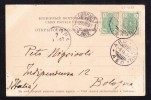 EXTRA 8 -05 OPEN LETTER SEND FROM TURKU, FINLAND TO BOLOGNA,ITALY 03.09.1897 AND PRECANCEL IN ST. PETERSBURG 27.08.97!! - Brieven En Documenten