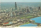 Mnt381 Baseball Chicago Usa Boat Stadium Skyline Lakefront Marinas - Baseball