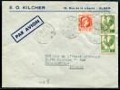 ALGERIE - N° 211 + 219 (2) / LETTRE AVION D´ALGER LE 24/4/1945 POUR CASABLANCA - TB - Posta Aerea