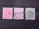 NOUVELLE - ZÉLANDE - 1882 - N°60/61/63 Oblitéré - Used Stamps
