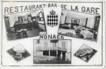 Restaurant-Bar De La Gare - Chez Justin - Monaco - Multivues - Edition E.P.I. - Carte Non Circulée - Ristoranti