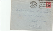 Alger 1935 - Type Paix Surchargé FM - Flamme Visitez L'Algérie ... - Briefe U. Dokumente