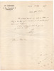 1938--PARIS 14°---Lettre Manuscrite à En-tête P.VOISIN (voitures) 6, Rue Nansouty---signé   VOISIN - Cars