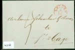POSTHISTORIE * BRIEFOMSLAG Uit 1850 Van LEIDEN Aan SCHEURLEER Te ´s-GRAVENHAGE *  (10.326) - ...-1852 Préphilatélie