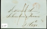 POSTHISTORIE * HANDGESCHREVEN BRIEF Uit 1849 Van AMSTERDAM Aan SCHEURLEER Te ´s-GRAVENHAGE  (10.338) - ...-1852 Préphilatélie