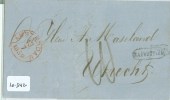 POSTHISTORIE * HANDGESCHREVEN BRIEF * NA POSTTIJD * Uit 1859 Van AMSTERDAM Naar UTRECHT  (10.342) - ...-1852 Préphilatélie