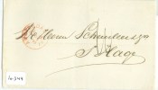 POSTHISTORIE * BRIEFOMSLAG Uit 1866 Van AMSTERDAM Aan SCHEURLEER Te ´s-GRAVENHAGE (10.344) - ...-1852 Voorlopers