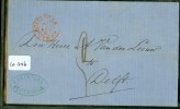 POSTHISTORIE * BRIEFOMSLAG Uit 1867 Van  ROTTERDAM Naar DELFT * FIRMASTEMPEL (10.346) - ...-1852 Préphilatélie