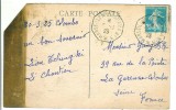 CPA CACHET MARITIME MARSEILLE A YOKOHAMA - Colombo - Elephants - Maritieme Post