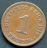 GERMANY 1 PFENNIG 1912 A , UNCLEANED COIN - 1 Pfennig