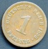 GERMANY 1 PFENNIG 1898 A , UNCLEANED COIN - 1 Pfennig