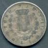 ITALY 1 LIRA 1863 M , UNCLEANED SILVER COIN - 1861-1878 : Victor Emmanuel II.