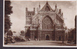 United Kingdom PPC The Great West Front Exeter Cachtedral BY AIR MAIL Label EXETER Devon 1946 Echte Real Photo (2 Scans) - Exeter