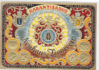 Cigar Label -  Garantizados - Neuhaus Zigarren - Schnupftabakdosen (leer)