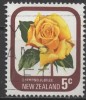 NEW ZEALAND 1975 Garden Roses -  5c. - "Diamond Jubilee"  FU - Used Stamps