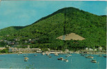 ST.  THOMAS  U.S.  VIRGIN  ISLANDS   YACHT HAVEN AT THE BASE OF FLAG HILL     (VIAGGIATA) - Vierges (Iles), Amér.
