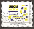 Timbre France Y&T Montimbramoi N°1 Obl. Timbre Personnalisé "UECM". Lettre Prioritaire 20g. Cote 2.00 € - Sonstige & Ohne Zuordnung