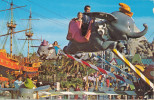 DISNEYLAND  Dumbo Fantasyland,  Elephants Fly , Vintage Old Photo Postcard - Disneyland