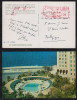 Kuba Cuba 1960 Meter Picture Postcard Hotel Nacional HABANA To Belgium - Briefe U. Dokumente