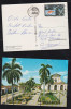 Kuba Cuba 1988 Picture Postcard To Germany Space Stamp Rocket - Brieven En Documenten