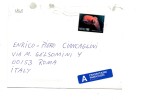 BOL1868 - NORVEGIA , Lettera  Per L'Italia . Bollo Difettoso - Cartas & Documentos