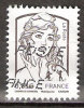 Timbre France Y&T N°4764 (03) Oblitéré. Marianne De Ciappa Et Kawena. 0.05€. Bistre-noir. Cote : 0.20 € - 2013-2018 Marianne Van Ciappa-Kawena