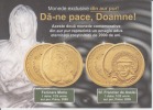 Romania  - Advertising Postcard - Palau - Virgen Mary - St. Francis Of Assisi - Gold Coins - Advertising - Coins Printed - Monete (rappresentazioni)