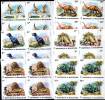 Maldives 1972 Dinosaurs SC#389-94 Imperforated Blocks Of 4 MNH (CV.$97.00  For Perforated) - Fossielen