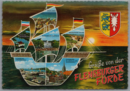 Flensburg - Flensburger Förde - Mehrbildkarte 2 - Flensburg