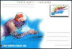 TURKEY 2000 - OLYMPIC GAMES SYDNEY 2000 - MINT STATIONERY - SWIMMING - Summer 2000: Sydney