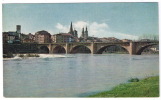 LOGROÑO  PAISAJE DEL EBRO Y PUENTE DE PIEDRA   MBC / TBE - La Rioja (Logrono)