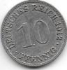 *empire 10 Pfennig 1912 A  Km 12  Xf - 10 Pfennig