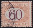 ITALIA 1924 Segnatasse 60c Cifra In Bruno / Usato Sassone 33    Prezzo Di Catalogo Euro 25 - Taxe