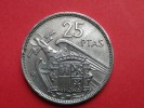 ESPAGNE 25 PESETAS 1957 -   58                                       KM.787  TTB -CUPRONICKEL - 25 Pesetas