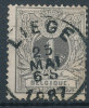 1887 PZ 43 STEMPEL LIEGE  ZIE SCAN(S) - 1869-1888 León Acostado