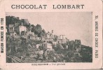 CHROMO CHOCOLAT LOMBART ROQUEBRUNE VUE GENERALE - Lombart