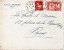 ALGERIE LETTRE POUR LA FRANCE 1937 - Lettres & Documents