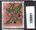 Schweiz, Zst. PJ 249, Mi. 1043 O Tollkirsche - Plantas Tóxicas