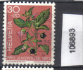 Schweiz, Zst. PJ 249, Mi. 1043 O Tollkirsche - Giftige Planten