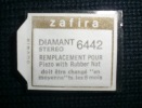 ZAFIRA DIAMANT STEREO REFERENCE 6442 POUR PIEZO WITH RUBBER NAT TOURNE DISQUE CHAINE HIFI - Zubehör & Versandtaschen