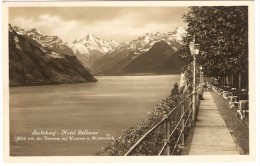 SEELISBERG - HOTEL BELLEVUE  Brick Von Der Terrasse Auf Urnersee U. Bristenstock - Seelisberg