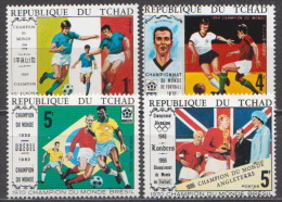 Chad MNH Football Set, World Cup Mexico 1970 - 1970 – Mexico