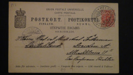 Finland - 1895 - Mi: P 27 O - Postal Stationery - Look Scans - Postwaardestukken