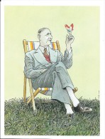 Dessin Humoristique Imprimé/De Gaulle Et Le Papillon/Cohen /années Soixante   GRAV80 - Prints & Engravings
